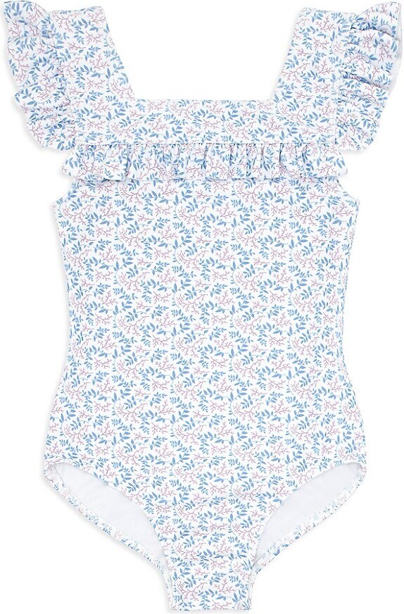 Minnow Swim Baby's, Little Girl's & Girl's Briland Botanic Squareneck