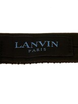 Thumbnail for your product : Lanvin Knitted Silk Bow Tie - Black