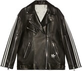 Thumbnail for your product : Gucci adidas x leather jacket