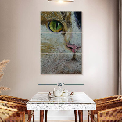 Ebern Designs Brampt Calico Cat