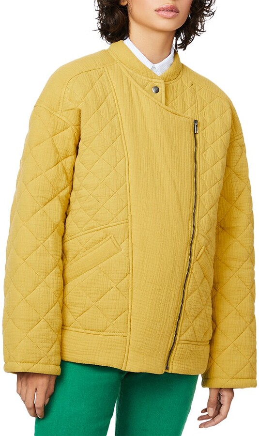 Quilted Jacket Orange | Shop the world's largest collection of 