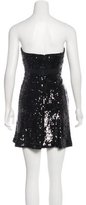 Thumbnail for your product : Badgley Mischka Silk Embellished Dress