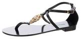 Thumbnail for your product : Thomas Wylde Skull-Accented Thong Sandals