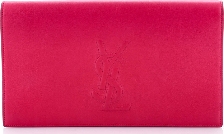 Saint Laurent Belle de Jour Clutch Leather Large