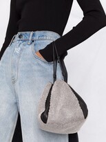 Thumbnail for your product : Kara Crystal Mesh Crossbody Pouch