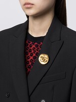 Thumbnail for your product : Chanel Pre Owned 1996 CC logo rounded brooch