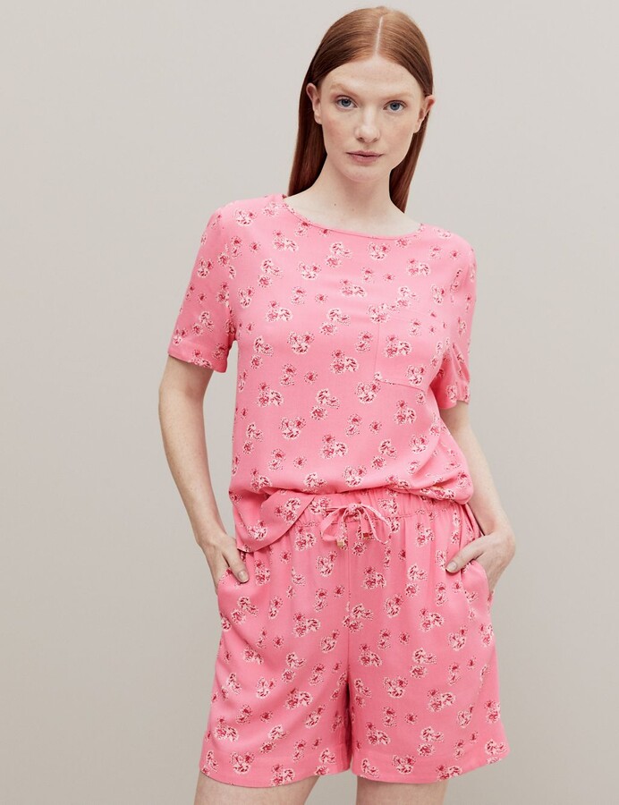 M&S X GHOST Floral Print Pyjama Shorts - ShopStyle