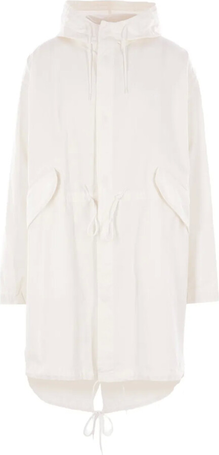 Drawstring Hooded Parka