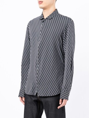 Giorgio Armani Printed Long-Sleeve Shirt
