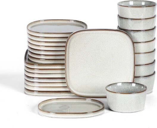Stone Lain StoneLain24pcCairoStonewareDinnerwareSetGray
