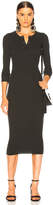 Thumbnail for your product : Enza Costa Cashmere Long Sleeve Henley Midi Dress