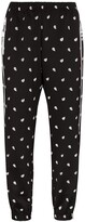 Thumbnail for your product : Adam Selman Sport Leaf Print Track Pants