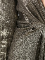 Thumbnail for your product : Saint Laurent V-neck metallic dress