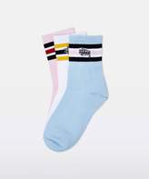 Thumbnail for your product : Stussy Gemma Stripe 3Pk Socks- Multi