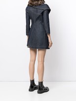 Thumbnail for your product : Monse Crooked Denim Jacket Dress