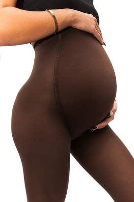 sofsy Opaque Maternity Tights - Super Comfortable Support Pantyhose for All Stages of Pregnancy 50 Den [Made in Italy] Grey