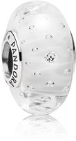 Thumbnail for your product : Pandora White fizzle murano charm