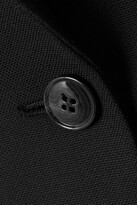 Thumbnail for your product : Totême Loreo Oversized Double-breasted Woven Blazer - Black