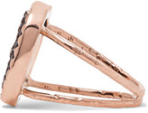 Thumbnail for your product : Pascale Monvoisin Bowie N2 9-karat Rose Gold, Bakelite And Diamond Ring