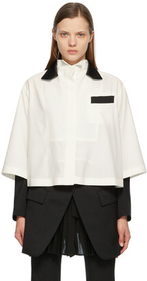 Sacai Off-White Suiting Shirt