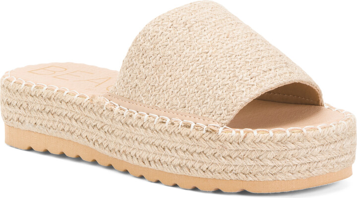 jute footbed sandals