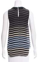 Thumbnail for your product : L'Agence Silk Striped Top