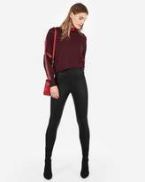 Thumbnail for your product : Express High Waisted Snakeskin Print Faux Leather Leggings