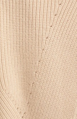 DKNY Women's Extended Sleeve Merino Wool Blend Surplice Back Sweater