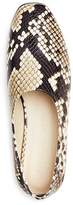 Thumbnail for your product : Freda Salvador Women's Babouche Snake Embossed Leather Flats