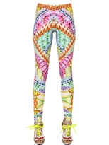 Thumbnail for your product : Manish Arora Printed Stretch Jersey Leggings