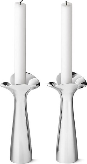 Georg Jensen Bloom Botanica Candleholder, Set of 2