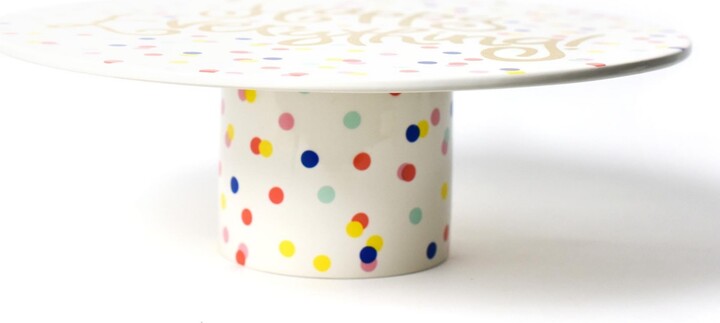 Happy Everything! Happy Everything by Laura Johnson Happy Dot Cake Stand, 14"