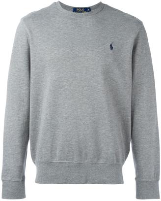 Polo Ralph Lauren logo patch sweatshirt - men - Cotton/Nylon/Viscose - XL