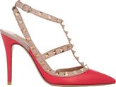 Thumbnail for your product : Valentino Rockstud Slingback Pumps-Orange
