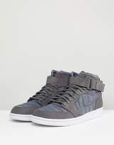 Thumbnail for your product : Jordan Nike Retro High Strap Trainers In Grey 342132-005