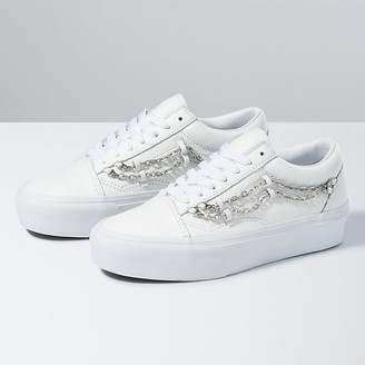 vans old skool platform snake