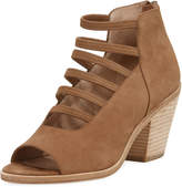 Thumbnail for your product : Eileen Fisher James Open Toe Stretch-Strap Bootie