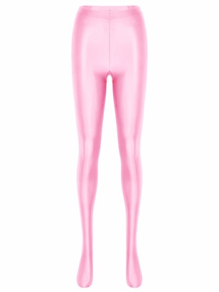 pink shiny tights