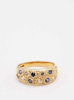 Bleue Burnham Mini Riviera Sapphire Recycled-gold Ring - ShopStyle