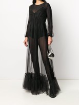 Thumbnail for your product : Alchemy Fitted Sheer Jumpsuit