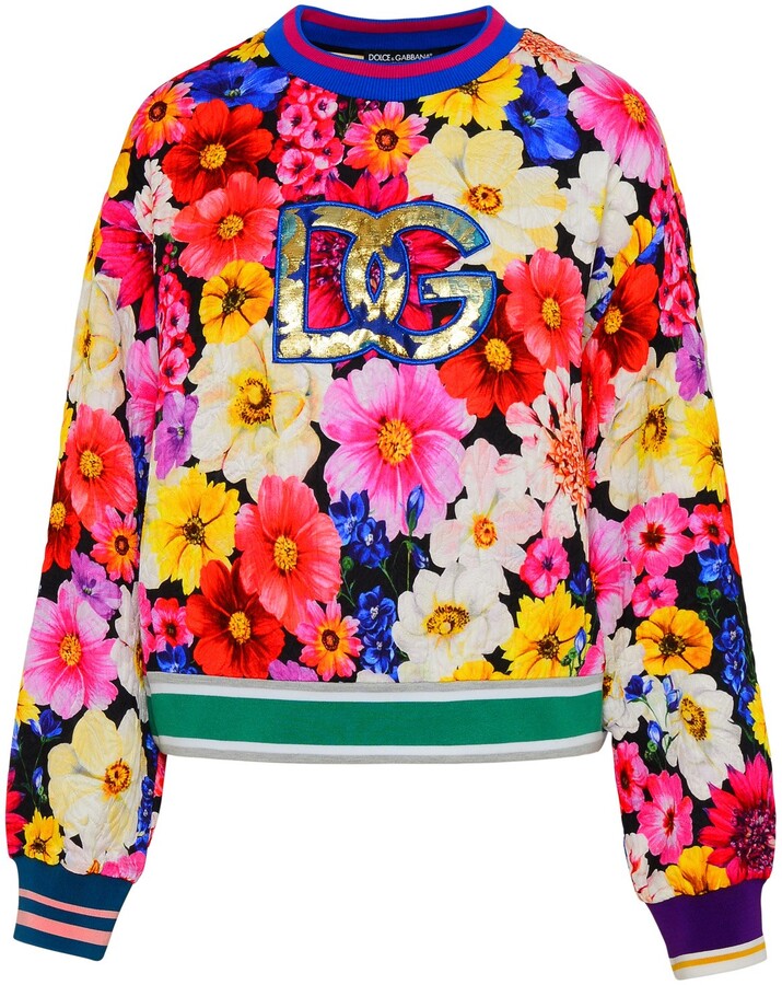 floral sweatshirt