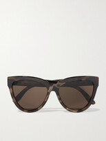Thumbnail for your product : Le Specs Liar Lair Cat-eye Tortoiseshell Acetate Sunglasses - One size