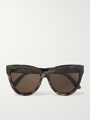 Le Specs Liar Lair Cat-eye Tortoiseshell Acetate Sunglasses - One size