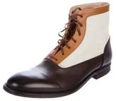 Thumbnail for your product : Alexander McQueen Leather & Suede Boots w/ Tags