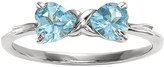 Thumbnail for your product : 14K White Gold Gemstone Bow Ring