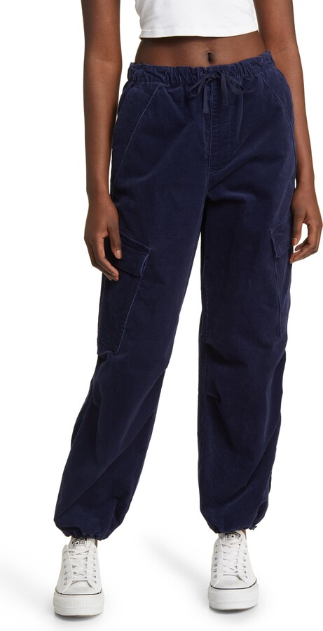 Love, Fire Corduroy Cargo Parachute Pants - ShopStyle