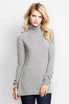 Thumbnail for your product : Lands' End Women's Year Round Cashmere Easy Turtleneck Tunic Sweater