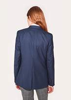 Thumbnail for your product : Paul Smith A Suit To Travel In - Women's Navy Puppytooth Double-Breasted Wool Blazer