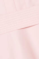 Thumbnail for your product : Narciso Rodriguez Asymmetric Cotton-blend Midi Dress - Pastel pink