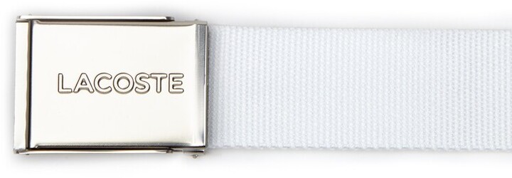 lacoste fabric belt